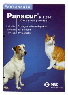Panacur Hond / Kat 250 MG 10 TABLET - Pet4you