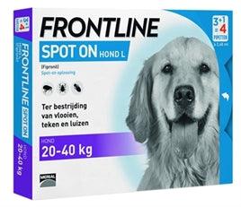 Frontline Hond Spot On Large 4 PIPET 20-40 KG - Pet4you