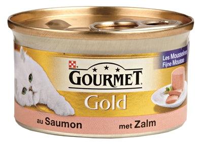 Gourmet Gold Fijne Mousse Zalm 24X85 GR - Pet4you