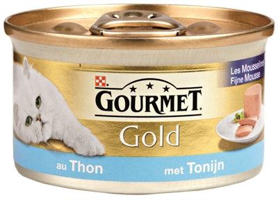 Gourmet Gold Fijne Mousse Tonijn 24X85 GR - Pet4you