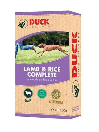Duck Lam / Rijst Compleet 8X1 KG - Pet4you