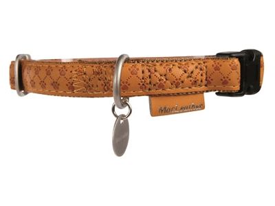 Macleather Halsband Bruin 45-70X2,5 CM - Pet4you