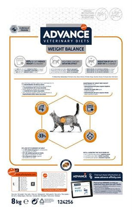 Advance Veterinary Diet Cat Weight Balance 8 KG - Pet4you