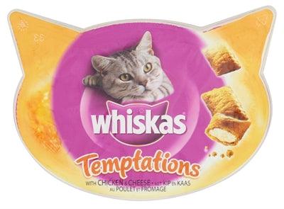 Whiskas Snack Temptations Kip / Kaas 8X60 GR - Pet4you
