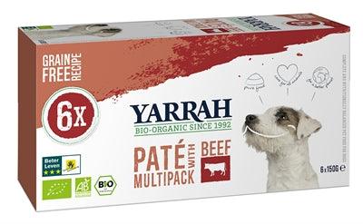 Yarrah Dog Alu Pate Multipack Beef / Chicken 6X150 GR - Pet4you