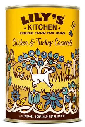 Lily's Kitchen Dog Chicken / Turkey Casserole 6X400 GR - Pet4you