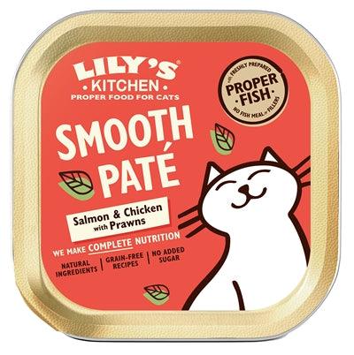 Lily's Kitchen Cat Smooth Pate Salmon / Chicken 19X85 GR - Pet4you