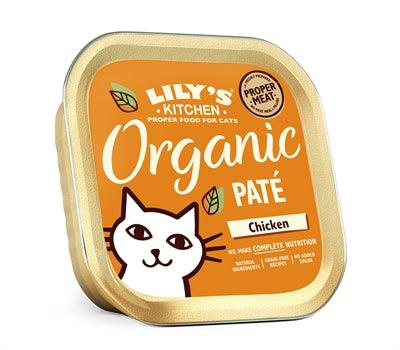 Lily's Kitchen Cat Organic Chicken Pate 19X85 GR - Pet4you