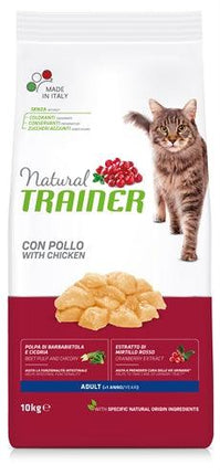 Natural Trainer Cat Adult Chicken 10 KG - Pet4you