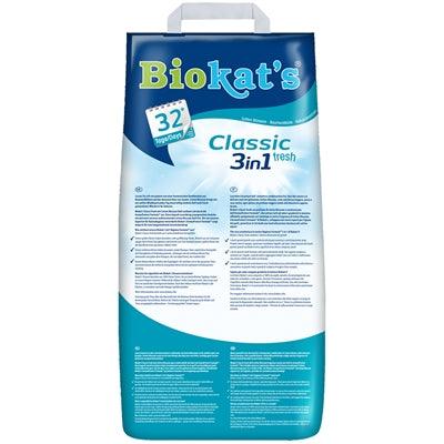 Biokat's Classic Fresh 3In1 Cotton Blossom 10 LTR - Pet4you