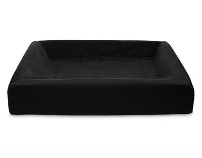 Bia Bed Royal Fluweel Hoes Hondenmand Zwart BIA-4 85X70X15 CM - Pet4you