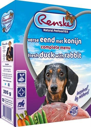 Renske Vers Vlees Eend / Konijn 10X395 GR - Pet4you